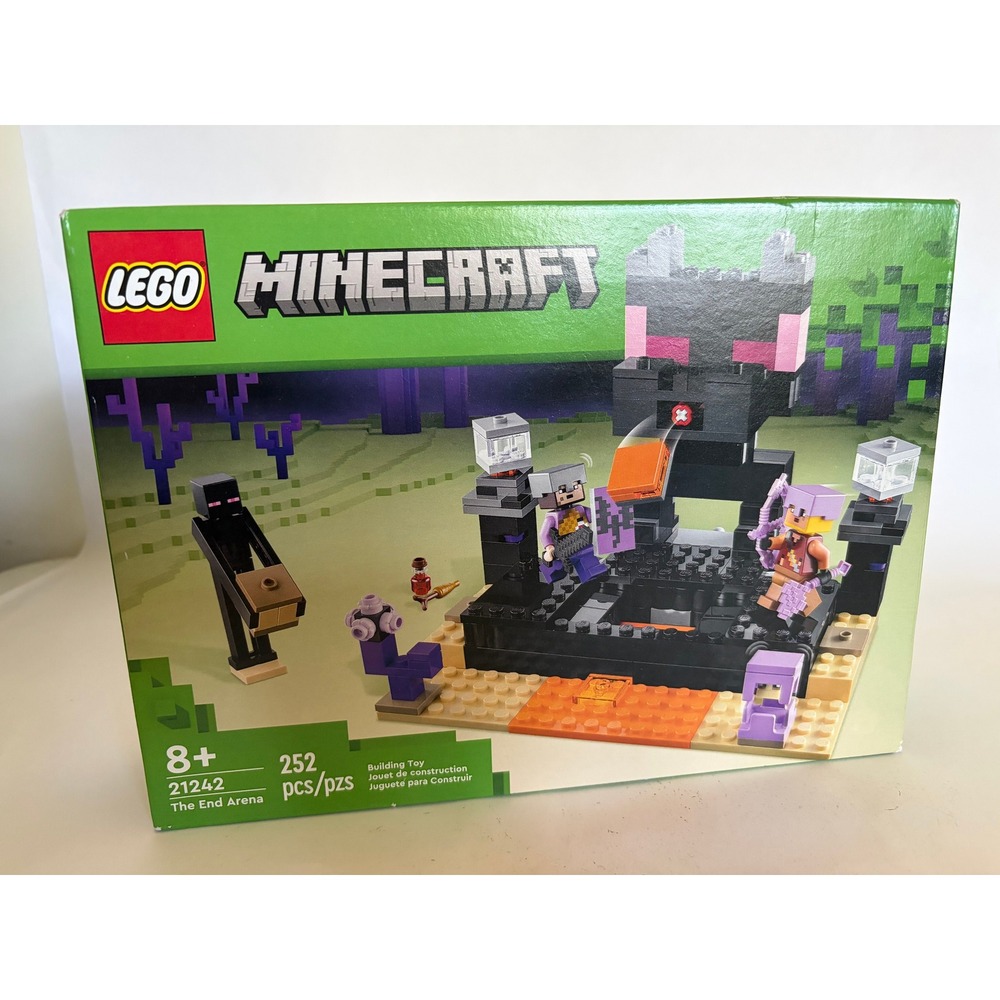 NIB New Minecraft The End Arena 21242 Factory Sealed Building Retired Set